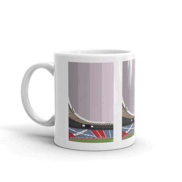 A simple Hampden Park and SFA mug