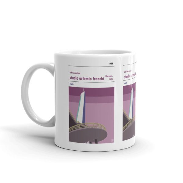 A coffee mug of Fiorentina FC and Stadio Artemi Franchi