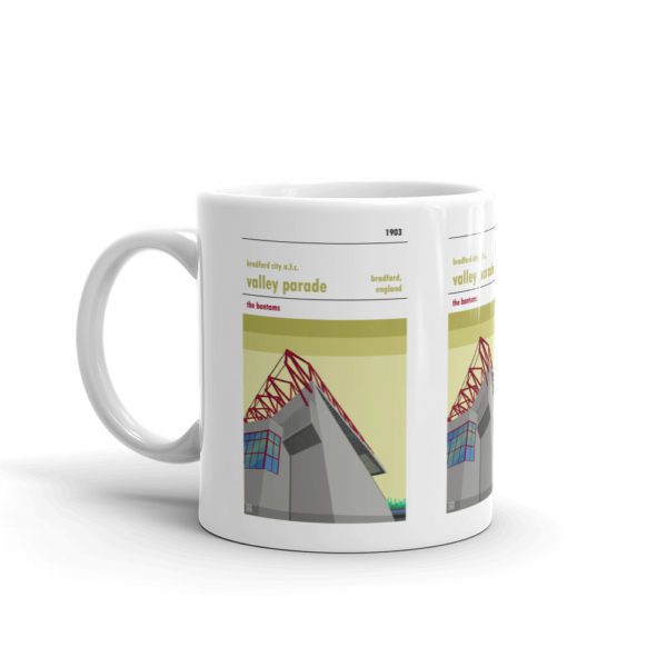 A coffee mug of Valley Parade and Bradford AFC