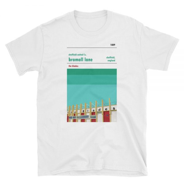 A t-shirt of Bramall Lane, home to the Blades, Sheffield United