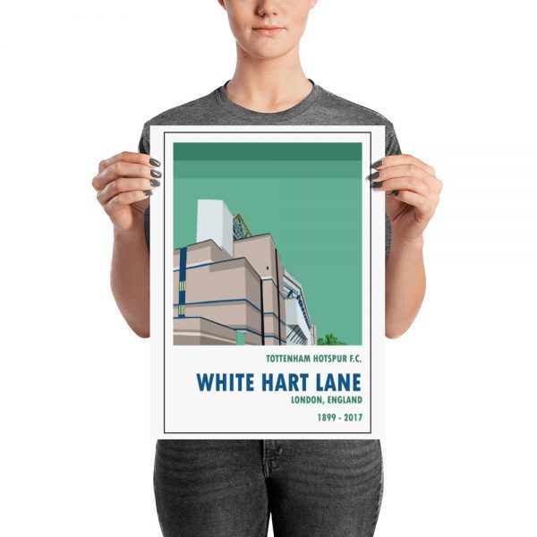 A medium sized football poster of White Hart Lane and Tottenham