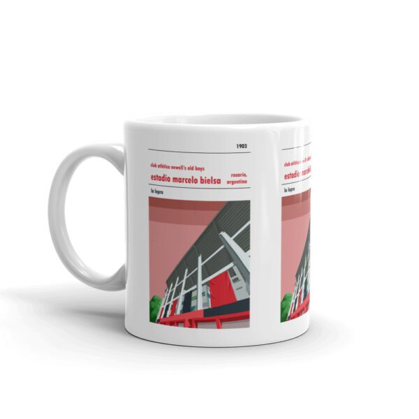 A coffee mug of Estadio Marcelo Bielsa and Newell’s Old Boys