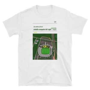 A t shirt of Estadio Campeón del Siglo