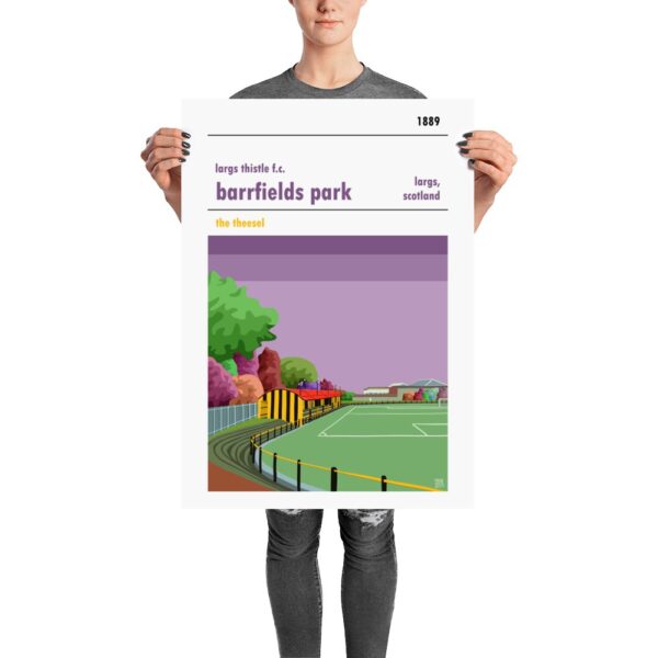 Stadium Art of Largs Thistle FC and Barrfields