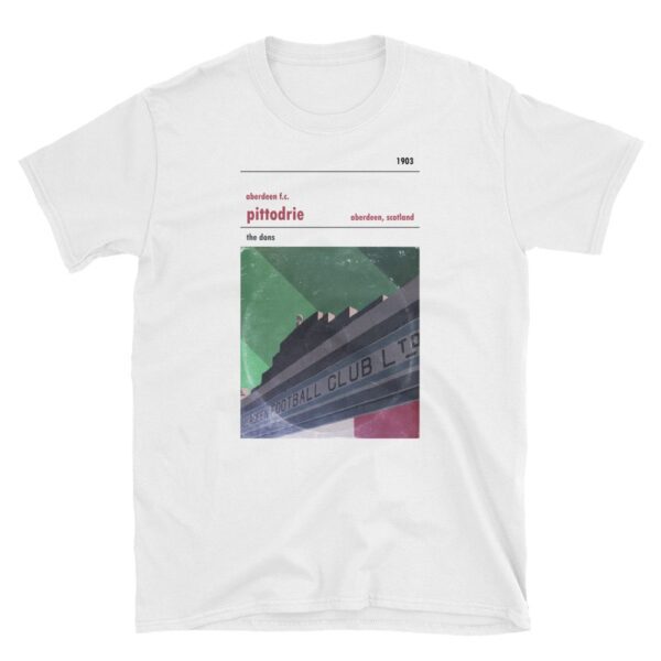 Record Sleeve Pittodrie, Aberdeen, Short-Sleeve Unisex T-Shirt - LIMITED EDITION