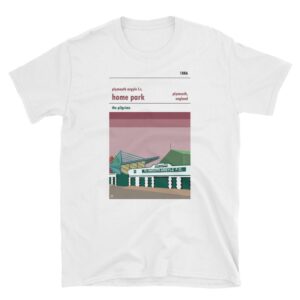 A t-shirt of Home Park, home to Plymouth Argyll