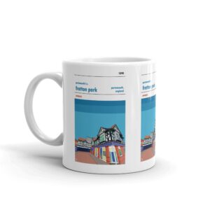 A coffee cup of Portsmouth FC and Fratton Park
