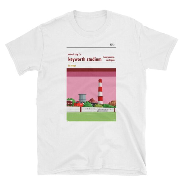 A t-shirt of Detroit City and Keyworth Stadium