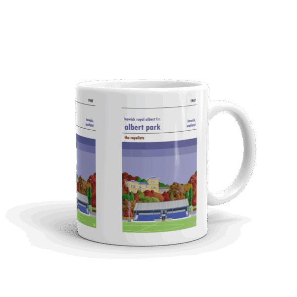 Retro look Albert Park, Hawick Royal Albert, Mug - Image 2