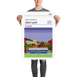 Hawick Royal Albert FC Poster of Albert Park