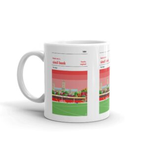 A coffee mug of Sincil Bank, home to Lincoln City FC.