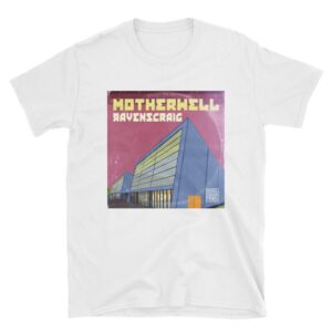 A t-shirt of Ravenscraig, home of the Motherwell Ladies football team