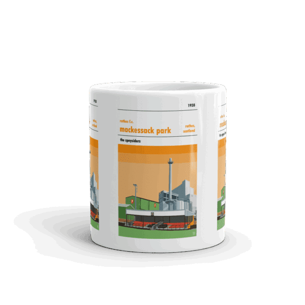 Retro look Mackessack Park, Rothes, Mug - Image 3