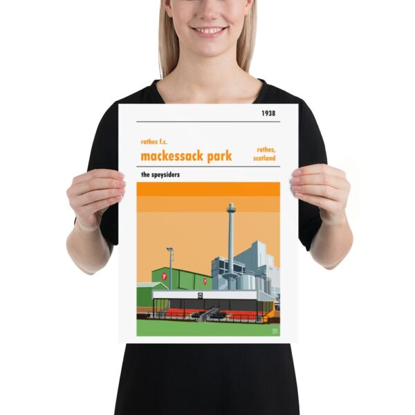 Retro look Mackessack Park, Rothes, Print - Image 3