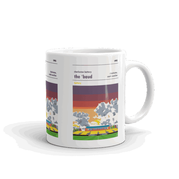 Retro look The 'Baud, Charleston Battery, Mug - Image 2