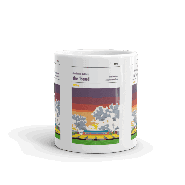 Retro look The 'Baud, Charleston Battery, Mug - Image 3