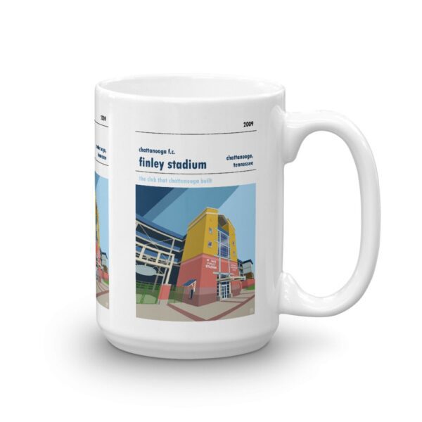Retro look Finley Stadium, Chattanooga, Mug - Image 4