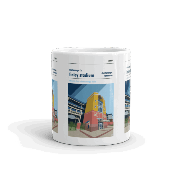 Retro look Finley Stadium, Chattanooga, Mug - Image 3