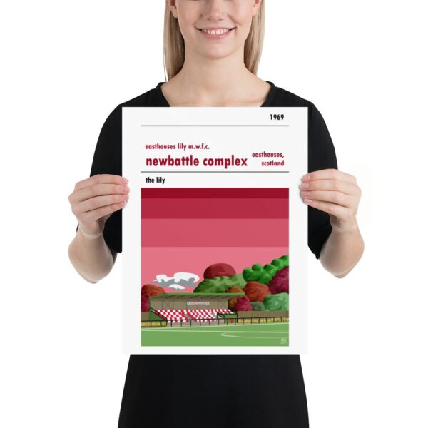 A medium sized stadium poster of Easthouses Lily and Newbattle Complex