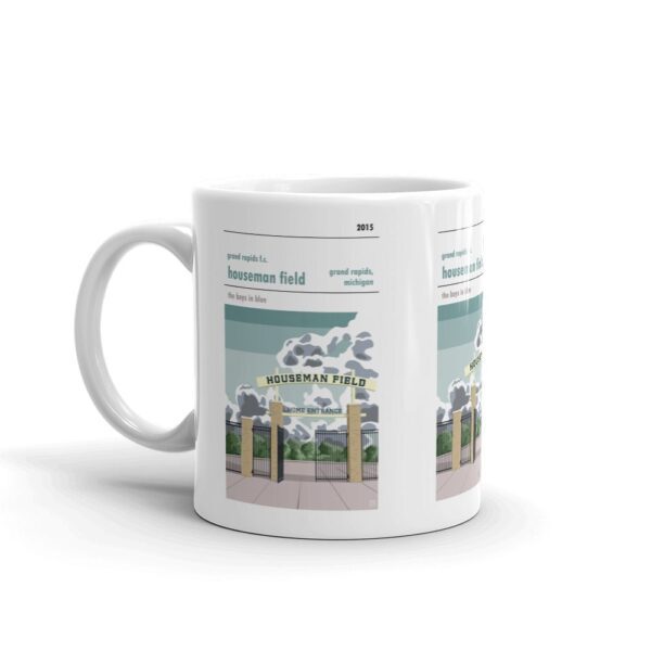A coffee mug of Houseman Field, home of Grand Rapids