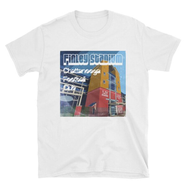 A tee of Finley Stadium, home of Chattanooga FC. The club that Chattanooga built.