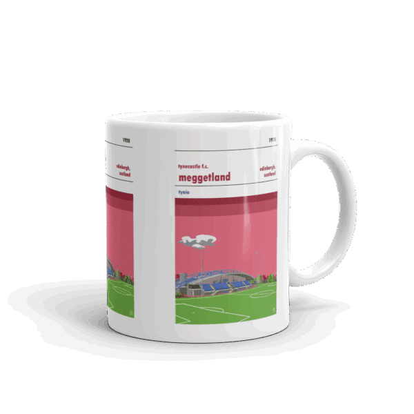 Retro look Meggetland, Tynecastle FC, Mug - Image 2