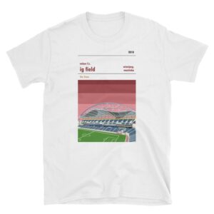 A retro style tee of Investment Group Field, home to valour FC