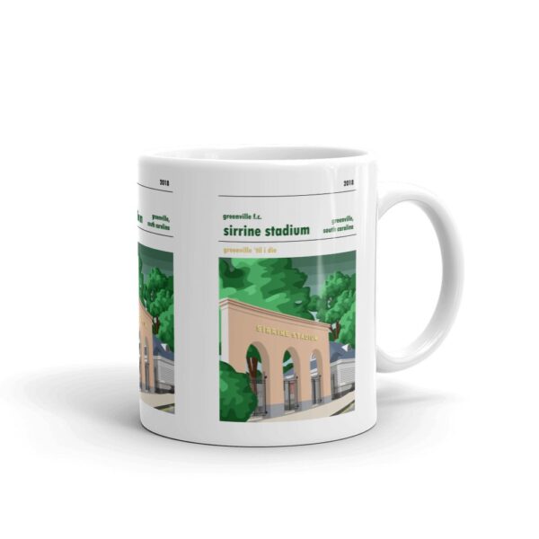 Retro look Sirrine Stadium, Greenville  FC, Mug - Image 2