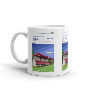 A coffee mug of Penydarren BGC and the Bont