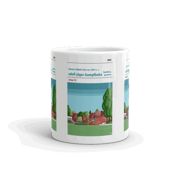Retro look Adolf-Jäger-Kampfbahn, Altona 93, Mug