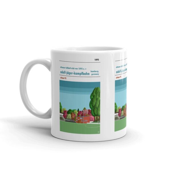Retro look Adolf-Jäger-Kampfbahn, Altona 93, Mug - Image 3
