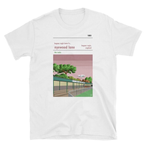A t shirt of Bognor Regis Town FC, the Rocks, Nyewood Lane