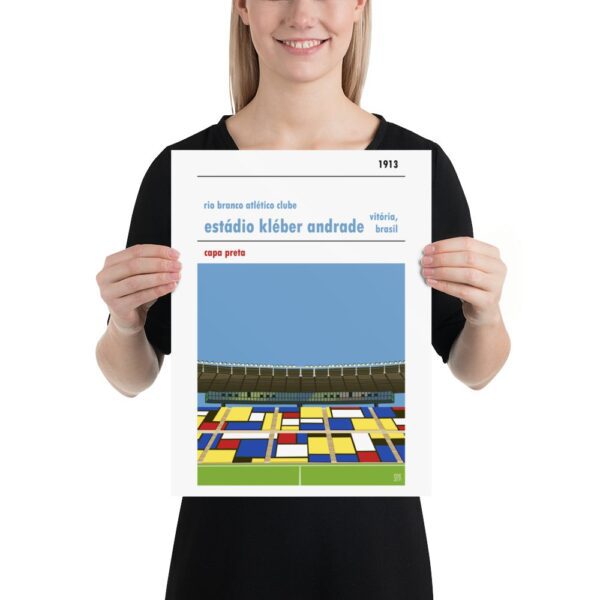 Medium football poster of Estadio Kleber Andrade