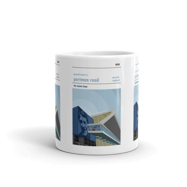 Retro look Portman Road, Ipswich Town, Mug - Image 3