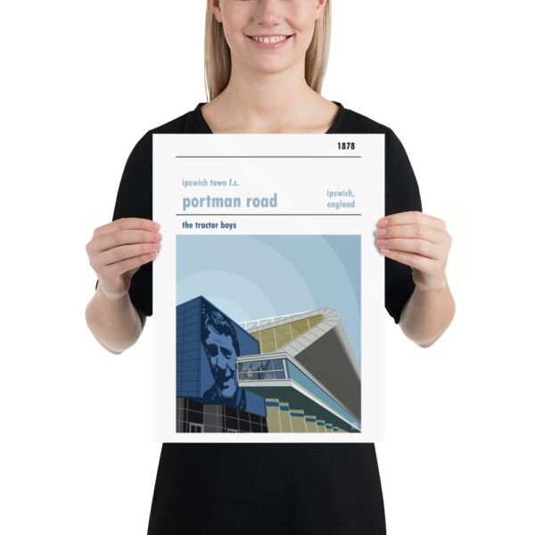 A smaller poster of Ipswich Town FC and Portman Road