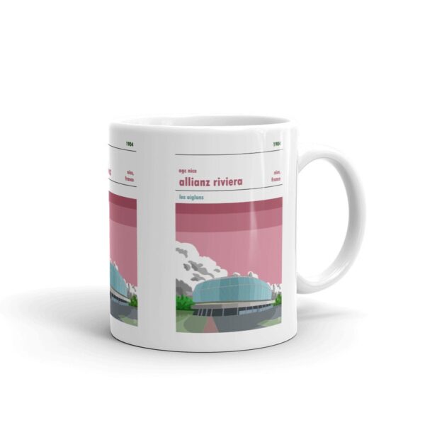 Retro look Allianz Riviera, OGC Nice, Mug - Image 2