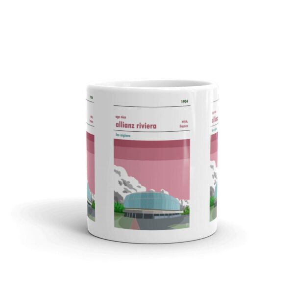 Retro look Allianz Riviera, OGC Nice, Mug - Image 3