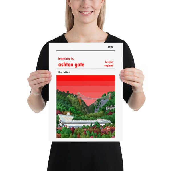 A medium sized Bristol City stadium poster