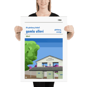 Large football poster of IFK Gothenburg