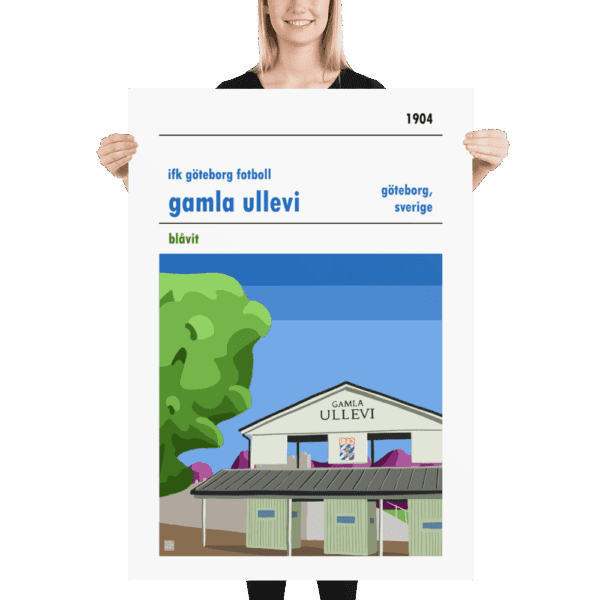 Massive football poster of IFK Gothenburg