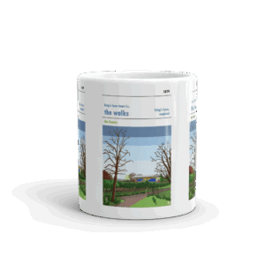 A mug of sunrise over King’s Lynn Town FC and The Walks