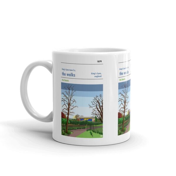 Retro look The Walks, Sunrise, King's Lynn Town, Mug - Image 3