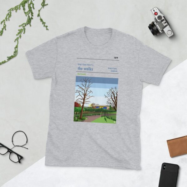A grey t shirt of King’s Lynn Town FC and The Walks