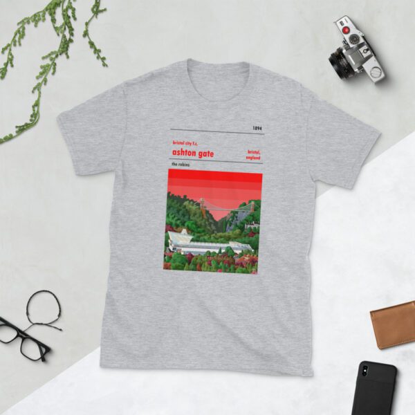 A cool tee of Bristol City FC and Ashton Gate