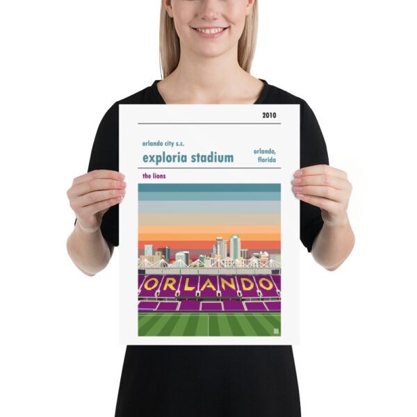 A medium sized Soccer poster of Orlando City Soccer Club