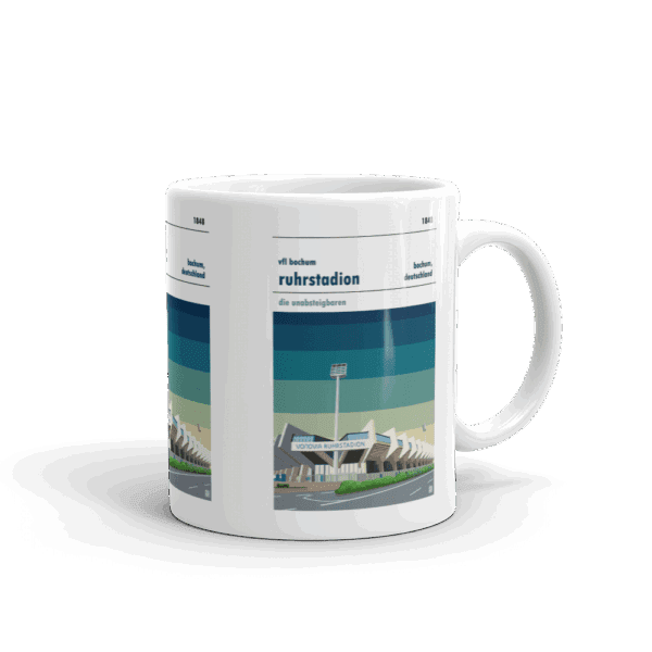 Retro look Ruhrstadion, VfL Bochum, Mug - Image 2