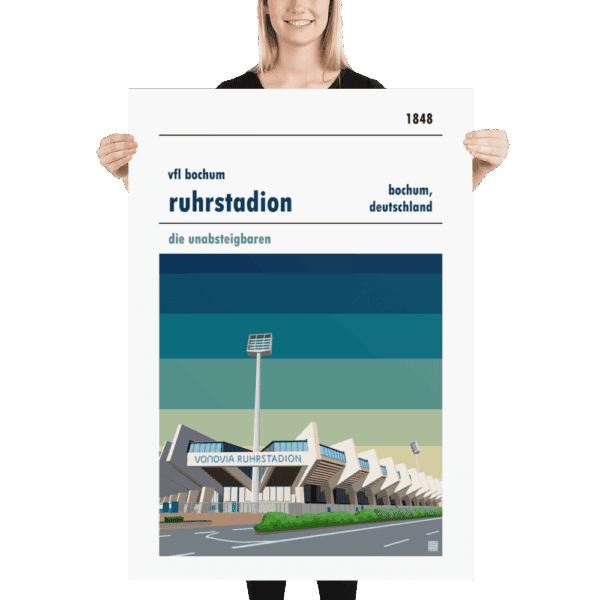 A huge football poster of VfL Bochum