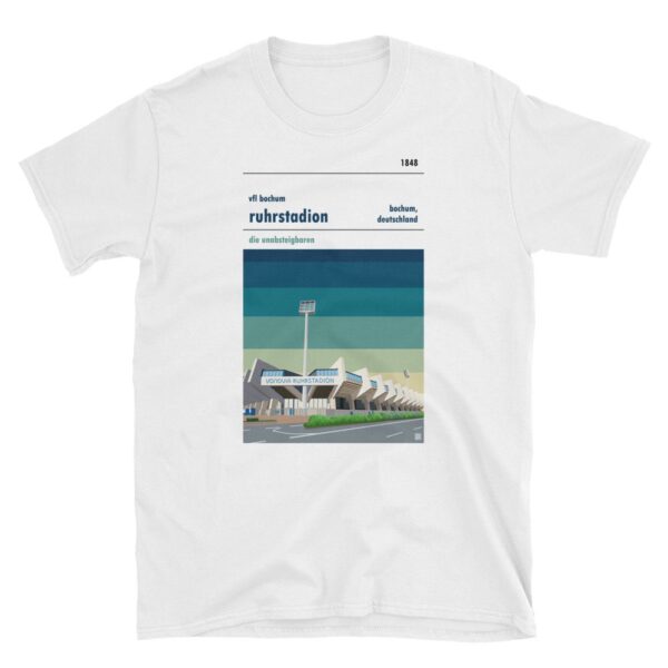A white t shirt of VfL Bochum and the Ruhrstadion