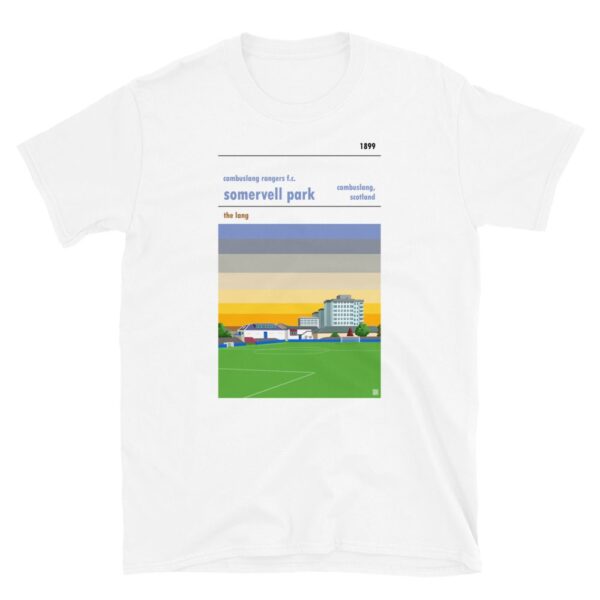 White Cambuslang Rangers FC and Somervell Park t-shirt