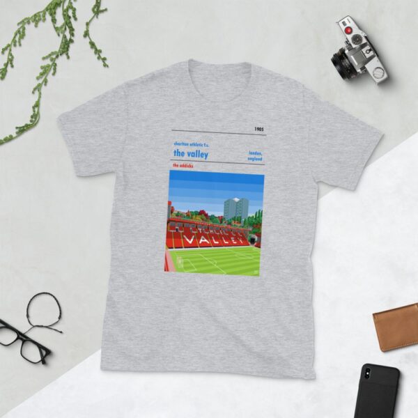 Charlton FC and the Valley T-shirt - Light grey